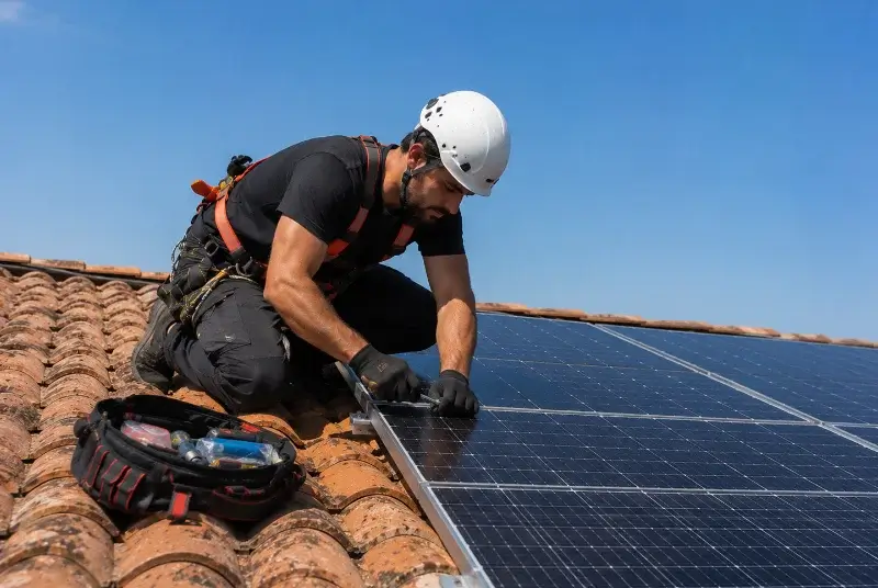 Maintenance et monitoring de panneaux solaires à Ille-sur-Têt
